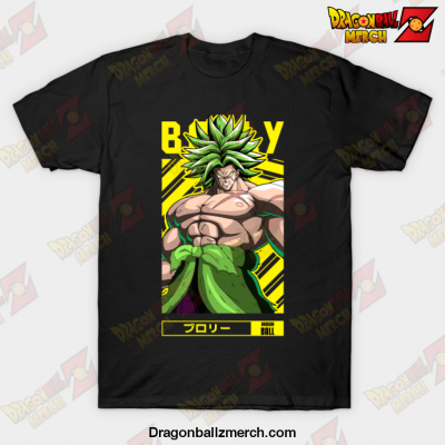Dragon Ball Broly Anime Design Ver.2 T-Shirt Black / S