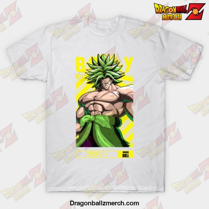 Dragon Ball Broly Anime Design Ver.2 T-Shirt White / S