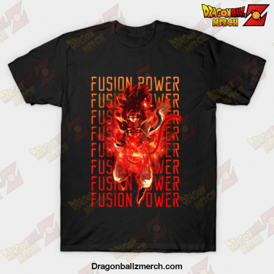 Dragon Ball Gogeta Ssj4 Fusion Power T-Shirt Black / S