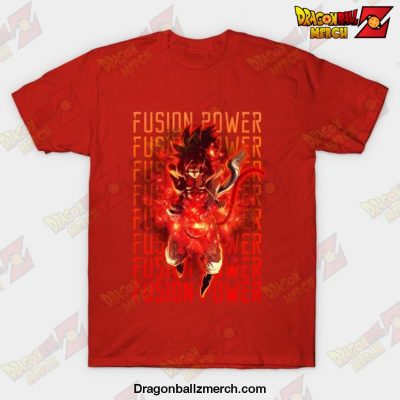 Dragon Ball Gogeta Ssj4 Fusion Power T-Shirt Red / S