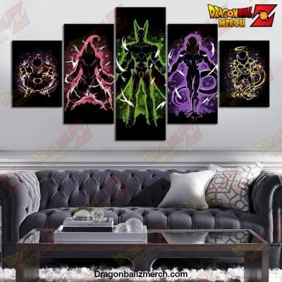 Dragon Ball Z Frieza & Majin Buu Canvas Wall Art