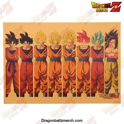Dragon Ball Z Classic Anime Poster Decor Painting