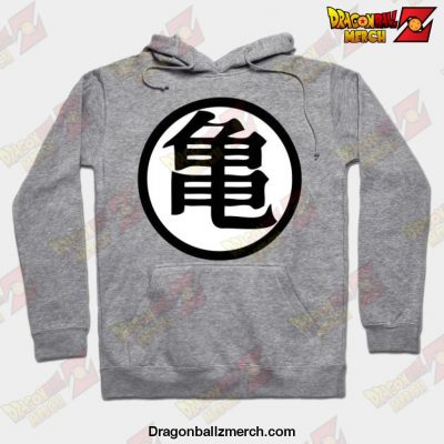 Dragon Ball Z Master Roshi Kanji Hoodie Gray / S