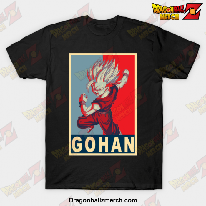 Gohan Poster T-Shirt Black / S