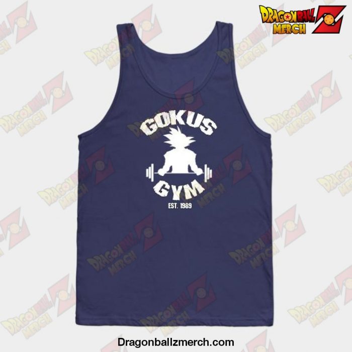 Goku Gym Tank Top Navy Blue / S