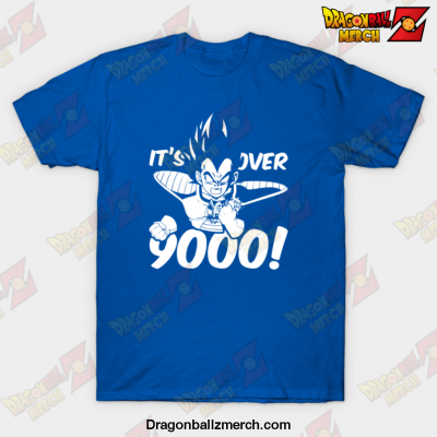 Its Over 9000 Vegeta T-Shirt Blue / S