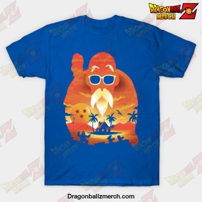 Master Roshi Kame Sunset T-Shirt Blue / S