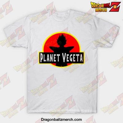 Planet Vegeta T-Shirt White / S
