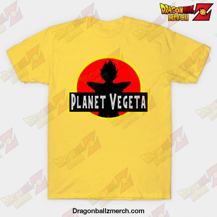 Planet Vegeta T-Shirt Yellow / S