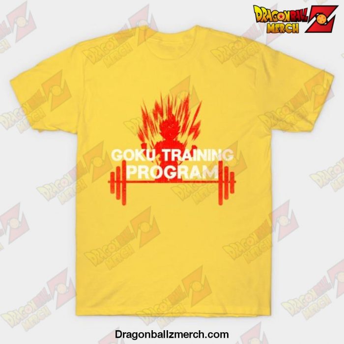 Road To Saiyan! T-Shirt Yellow / S