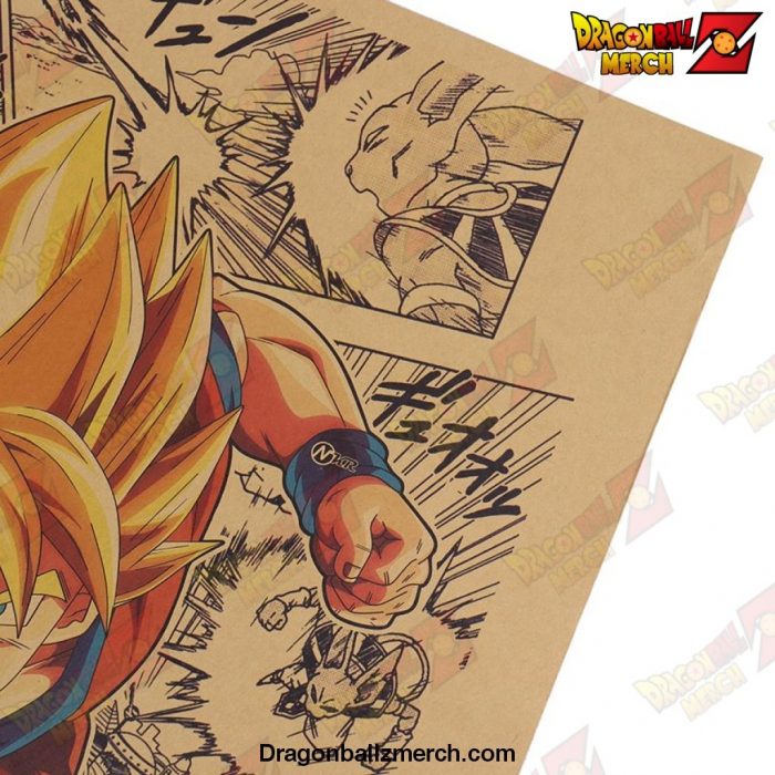 Son Goku DBZ Kraft Paper Poster