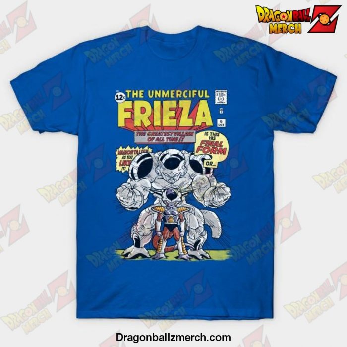 The Unmerciful Frieza T-Shirt Blue / S