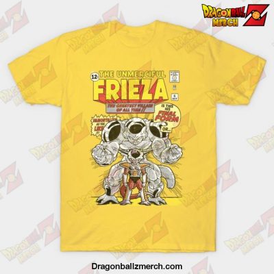 The Unmerciful Frieza T-Shirt Yellow / S