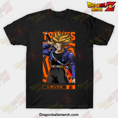Trunks Dragon Ball Z Anime Otaku Design T-Shirt Black / S