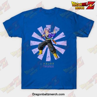 Trunks Retro Japanese Dragon Ball Z T-Shirt Blue / S