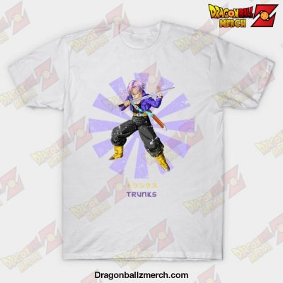 Trunks Retro Japanese Dragon Ball Z T-Shirt White / S