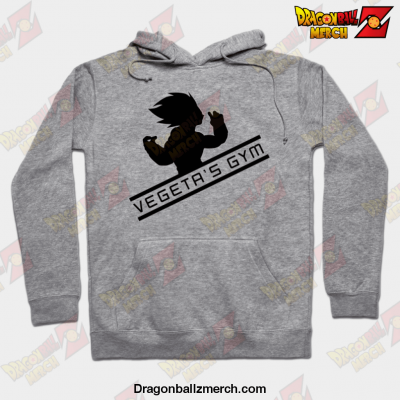 Vegeta Gym Hoodie Gray / S