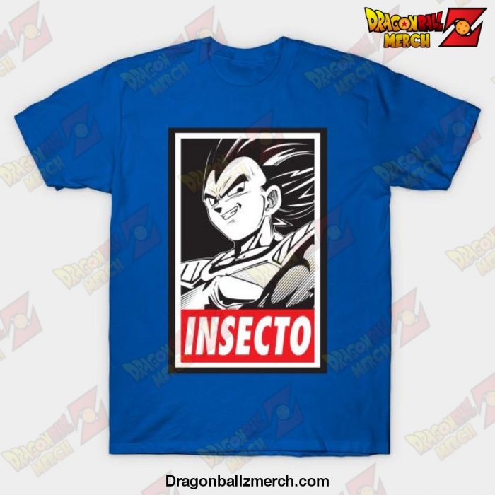 Vegeta - Obey Insecto T-Shirt Blue / S