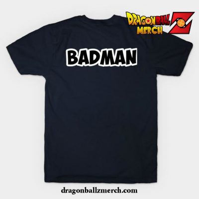 Badman Vegeta (Back) T-Shirt Navy Blue / S