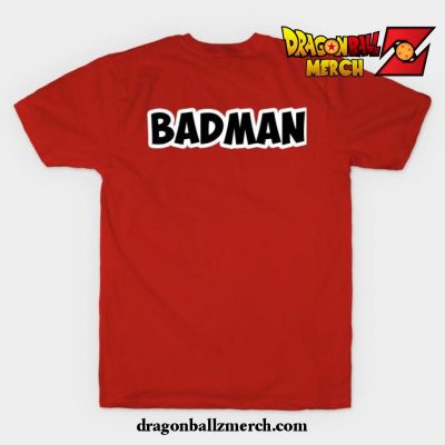 Badman Vegeta (Back) T-Shirt Red / S