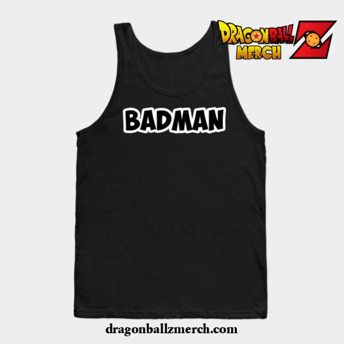 Badman Vegeta (Back) Tank Top Black / S