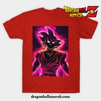 Black Goku T-Shirt Red / S