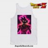 Black Goku Tank Top White / S