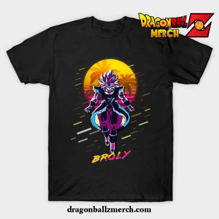 Dragon Ball Super Broly Vintage V1 T-Shirt Black / S