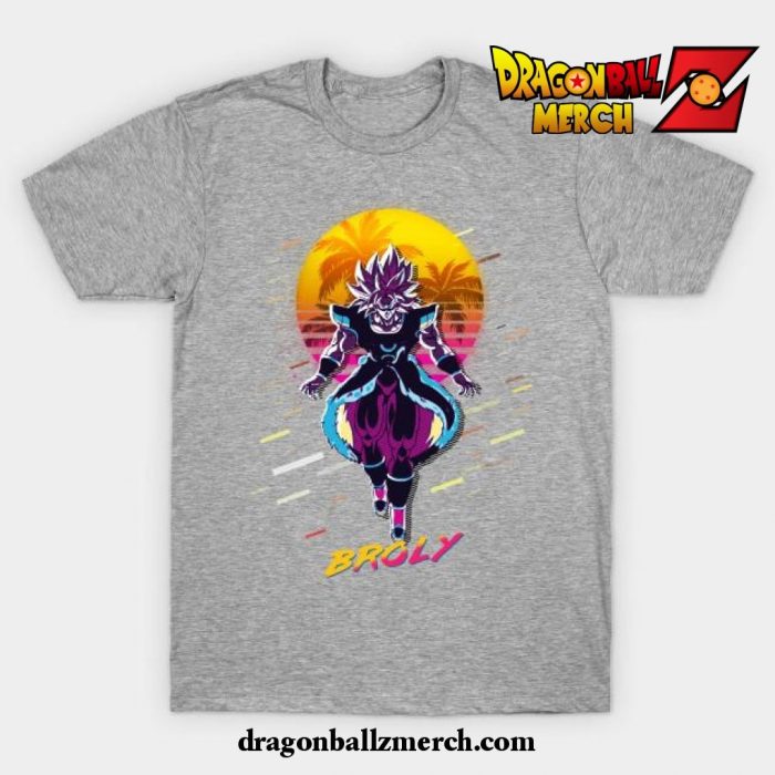 Dragon Ball Super Broly Vintage V1 T-Shirt Gray / S