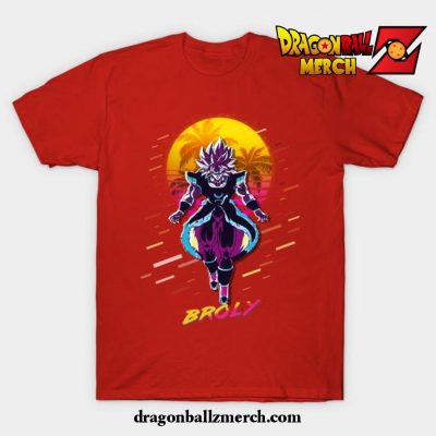 Dragon Ball Super Broly Vintage V1 T-Shirt Red / S