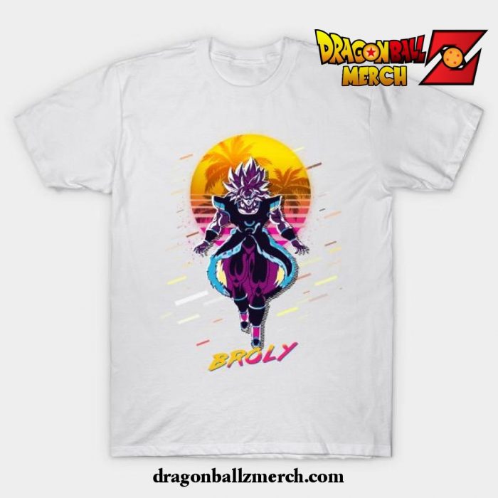 Dragon Ball Super Broly Vintage V1 T-Shirt White / S