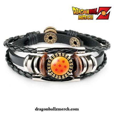 Dragon Ball Z 1-7 Star Leather Bracelet