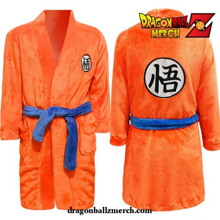 Dragon Ball Z Bath Robe Sleepwear Plush Cosplay Costume