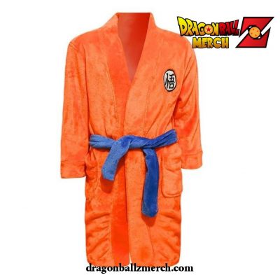 Dragon Ball Z Bath Robe Sleepwear Plush Cosplay Costume Orange / Kids 150Cm