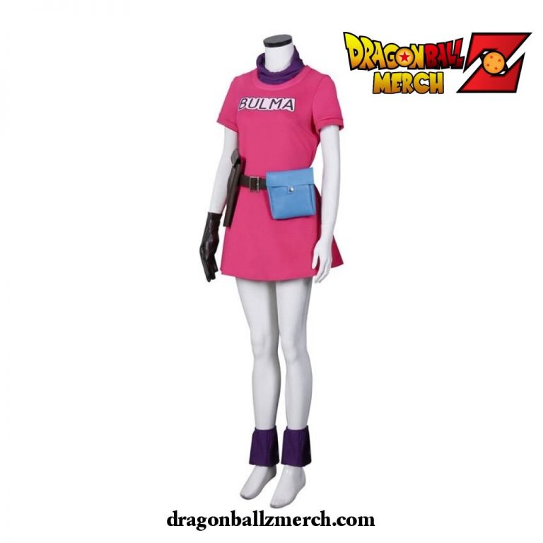 Dragon Ball Z Bulma Cosplay Costume Pink Dress Dragon Ball Z Store 