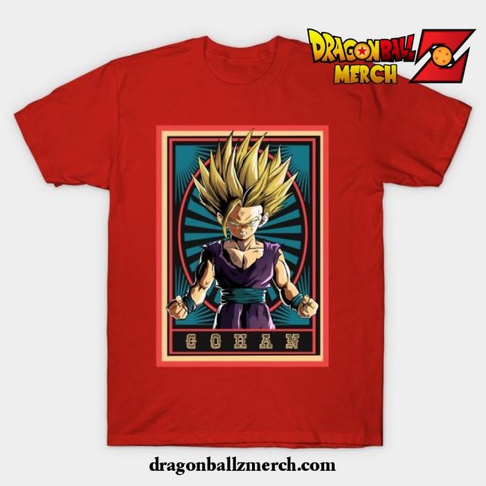 Dragon Ball Z - Gohan T-Shirt Red / S