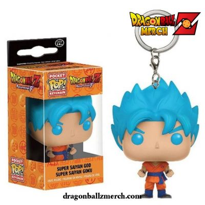 Dragon Ball Z Goku Blue Pop Keychain