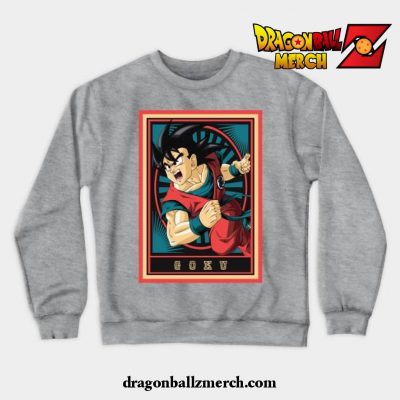 Dragon Ball Z - Goku Crewneck Sweatshirt Gray / S