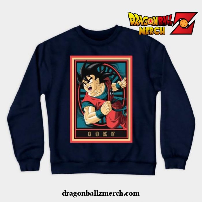 Dragon Ball Z - Goku Crewneck Sweatshirt Navy Blue / S