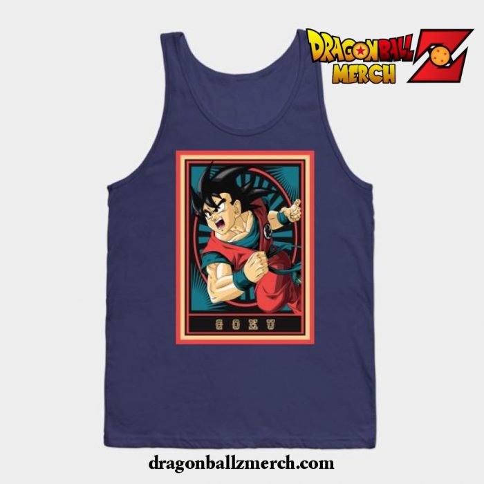 Dragon Ball Z - Goku Tank Top Navy Blue / S