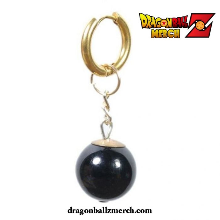 Dragon Ball Z Potara Earrings Black Pierced / 1 Pairs