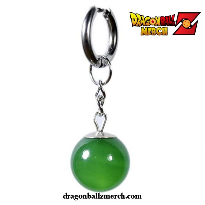 Dragon Ball Z Potara Earrings Green Pierced / 1 Pcs