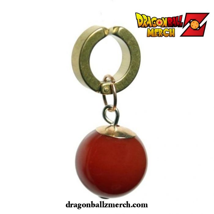 Dragon Ball Z Potara Earrings Red Clip / 1 Pairs