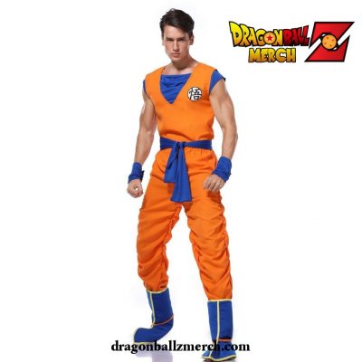 Dragon Ball Z Son Gokus Training Suit Set Adult Cosplay Costume