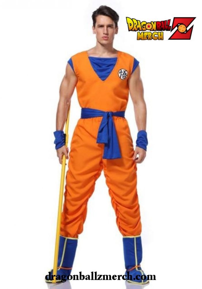 Dragon Ball Z Son Gokus Training Suit Set Adult Cosplay Costume Goku / Xl
