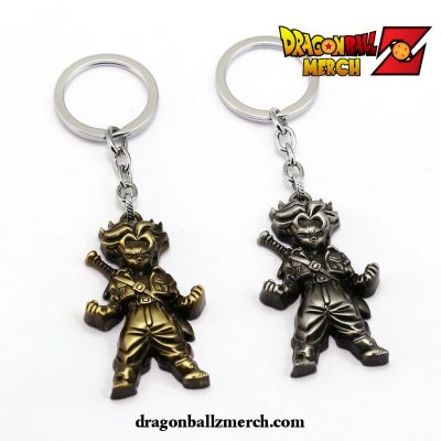 Dragon Ball Z Trunks Metal Keychain