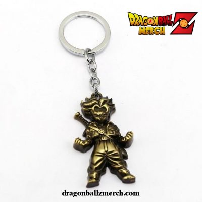 Dragon Ball Z Trunks Metal Keychain Sliver