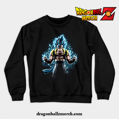 Fusion Blue Fire Crewneck Sweatshirt Black / S