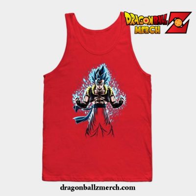 Fusion Blue Fire Tank Top Red / S