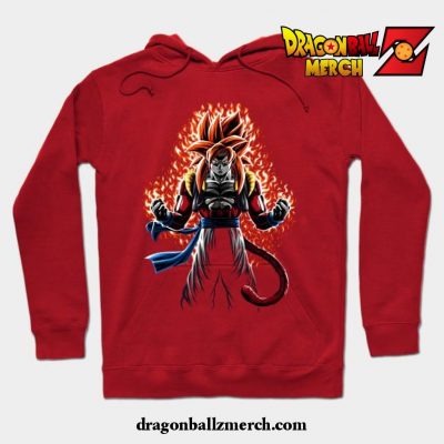 Fusion Ssj4 Hoodie Red / S